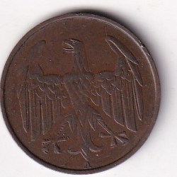 Germany 4 mark 1932 extermaly rare Reichspfennig Rare Coin #N-461