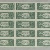America 1 Dollar (25 Note) Uncut Sheet with Certificate - Image 2