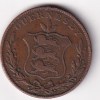 Guernsey 8 Doubles 1834 Extremely Rare Coin#N-477 - Image 2