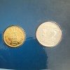 Rare Proof Coin Set Coins Two or Five Rupees XIX Comman wealth Games 2010 Delhi Kolkata Texal Mint - Image 4