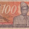 Congo (Zaire) 100 Zaïres (1983) Rare Note#B2