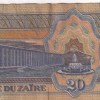 Zaire 20 Zaïres (1993) Rare Note#B2 - Image 2
