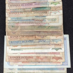 Alternative view of All Different Denomination Congo ( Zaire ) Rare (24 Note Set) #SET-IV