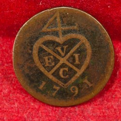 British- India Bombay Presidency ½ Pice 1791 (Weight 3.03) Rare Coin#C-113