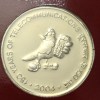 100 Rs 150 Years Of Telecommunications Silver Coin Unc