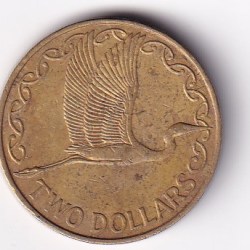 Alternative view of New Zealand 2 Dollars 2003 - Elizabeth II 4th Portrait Commemorative issue Rare Coin #C-70
