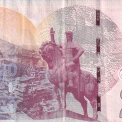 Alternative view of Georgia › Georgia 20 Lari Rare Bank Note #B2