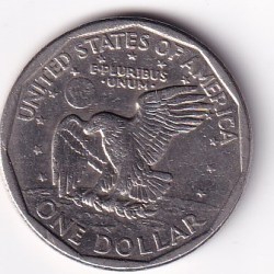 Alternative view of United States 1 Dollar 1979 "Susan B. Anthony Dollar" Rare Coin #C-71