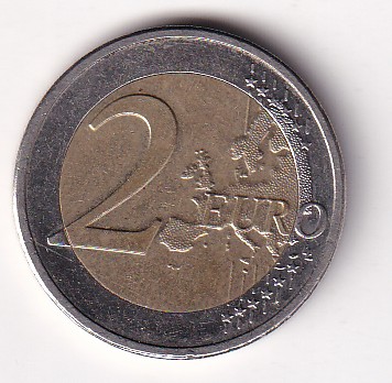 Malta 2 Euros (2nd map) 2015 Rare Bimetallic Coin #C-37