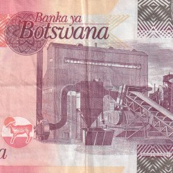 Alternative view of Botswana 20 Pula Rare Bank Note #B2