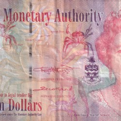 United Kingdom โบ Cayman Islands 10 Dollars - Elizabeth II Rare Note #B2
