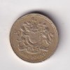 United Kingdom 1 Pound Elizabeth II (Royal Arms) 1983 Rare Commemorative Coin #C-40
