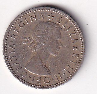 United Kingdom 1 Shilling (Elizabeth II English shield; without 'Britt:omn') 1962 Rare Coin #C-41