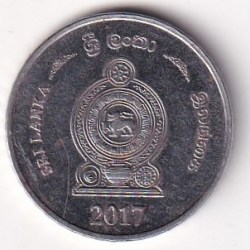 Sri Lanka 5 Rupees 2017 Rare Coin #C-43