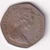 United Kingdom 50 Pence - Elizabeth II 1983 Rare Coin #C-45 - Image 2
