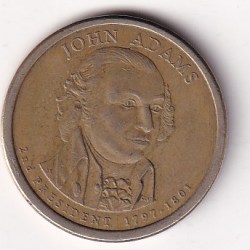 United States 1 Dollar ("John Adams") 1801 Rare Commemorative Coin #C-64