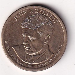 United States 1 Dollar ("John F. Kennedy") 1963 Rare Commemorative Coin #C-65