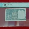 RARE 1 RUPEE 1940 KG VI SIGNATURE C.E. JONES PMCS GRADED 63 UNC NOTE - Image 4