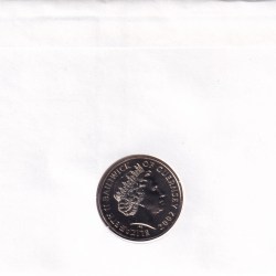 Alternative view of Her Majesty Queen's Golden Jubilee 2002 Bailiwick Of Guernsey £5 Brilliant Uncirculated Coin ( First Day Cover)
