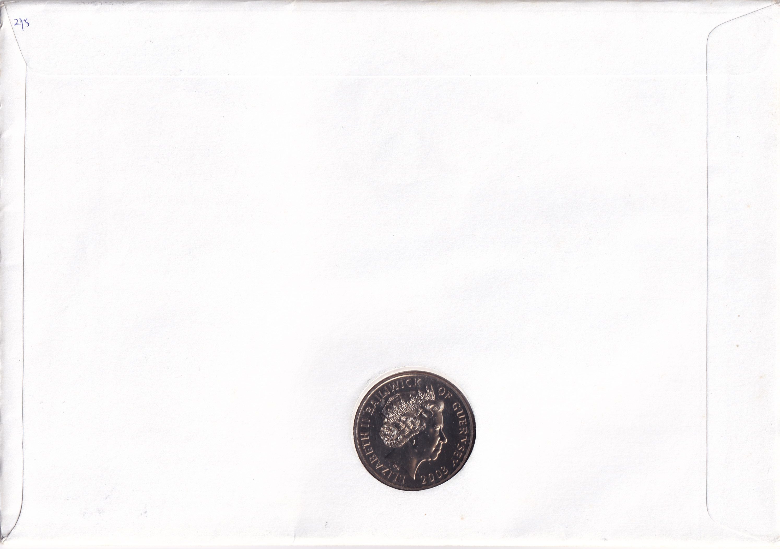 Admiral Nelson ; 2003 Bailiwick Of Guernsey £5 Brilliant Uncirculated Coin ( First Day Cover)