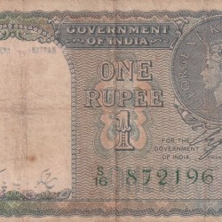 1 RUPEES 1940 GEORGE VI GOVERNOR C.E.JONES RARE NOTE