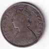 India - British ½ Rupee 1899 - Victoria Rare Silver Coin - Image 2
