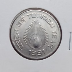 1 RUPEE TOURISM YEAR 1991