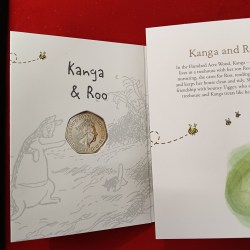 Alternative view of Rare Queen Elizabeth 50 Pence 2022 Year Kanga and Roo 50p Brilliant Uncirculated Coin produced by The Royal Mint
