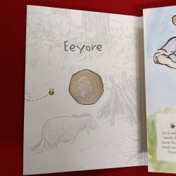 Alternative view of Rare Queen Elizabeth Proof Coin 50 Pence Eeyore 2022 Year UK 50 P Set The Royal Mint