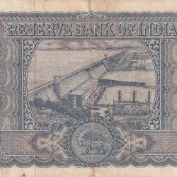 Alternative view of 100 Rupees Diamond Issue Governor P.C Bhattacharya Rare Note