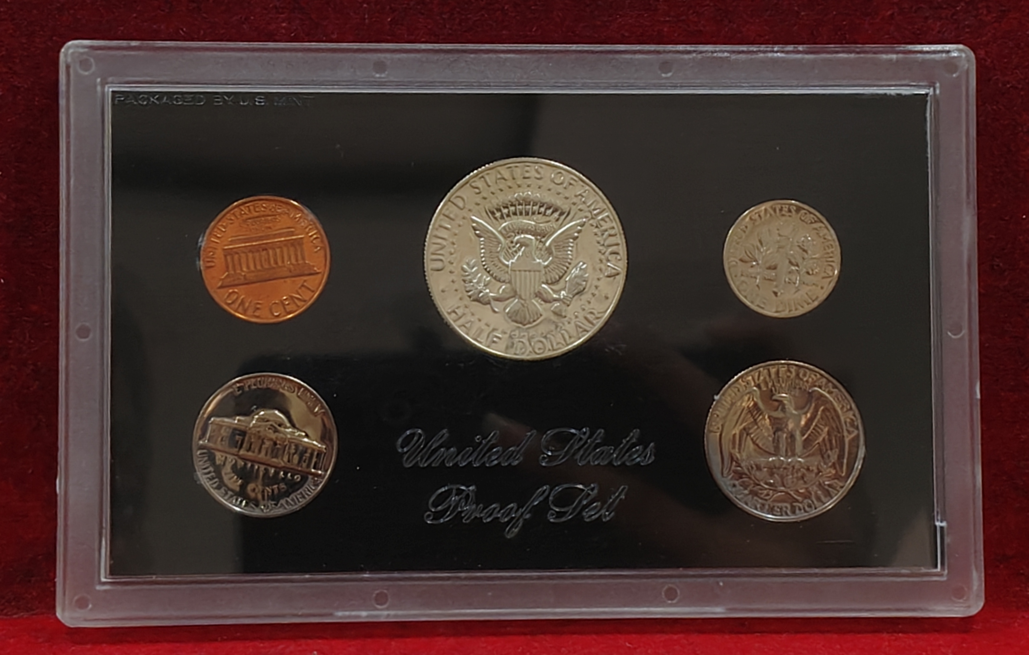 United States 1968 Proof Rare (5 Coin Set Including 1 Coin Silver ) Package by U.S. Mint