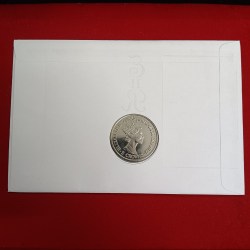 Alternative view of Rare Elizabeth IITurks And Calcos Islands 5 Crowns Coronation Aniversary 1953-1993 Year Proof Coin Set Islands