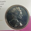 Rare Queen Elizabeth 5 Pounds Dei Gra Regina 2002 Year Proof Coin Set Issued Royal Mint - Image 5