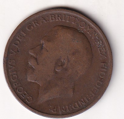 United Kingdom 1 Penny - (George V) 1911 Rare Coin#C-77