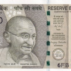 700000 Fancy Number GEM UNC 500 Rupees Note