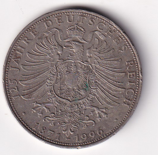 Germany 125th anniversary of creation of the German Empire 1895 Commemorative Medal#C-90 - Image 2