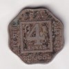 British - India 4 Annas 1919 - George V Rare Coin #C-123 - Image 2