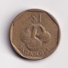 Fiji 1 Dollar 1997 - Elizabeth II 3rd portrait Lowest Price Rare Coin #C-136