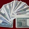 62 Note Signature 1 Rupees UNC Set (See Description) #A-4 - Image 3