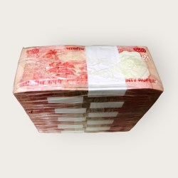 Alternative view of Rs 20 Telescope Issue Seal Rim 10 Bundles Republic India Signed By Urjit Patel Unique and Rare