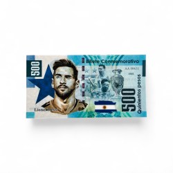 Messi Fantasy Issue 500 Pesos Ultra unique and Rare limited issue