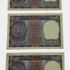 One Rupee Old Big Coin Issue Year 1966 Sign S. Bhoothlingam Serially 3 Notes are in High Collectable UNC Grades. - Image 2