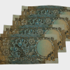 10 Rupees Old Peacock 🦚 Issue Sign K.R PURI Same Series 4 Notes Semi-Fancy Serial Numbers **Scare** High Collectable UNC Grades. - Image 2