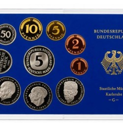 Alternative view of German Bundesrepublik Deutschland 1985 Rare Proof (10 Coin) Set