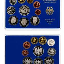 German Bundesrepublik Deutschland 1985 Rare Proof (10 Coin) Set