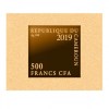 CAMEROON 500 FRANCS (THE NIGHT WATCH) 20119 (SILVER 31.1 G ) COIN RARE PROOF SET - Image 2