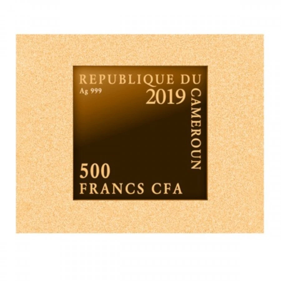 CAMEROON 500 FRANCS (THE NIGHT WATCH) 20119 (SILVER 31.1 G ) COIN RARE PROOF SET