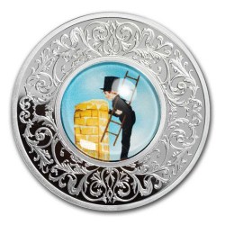 Alternative view of CAMEROON 500 FRANCS (CHIMNEY SWEEP) 2023 (SILVER 17.50 G ) COIN RARE PROOF SET