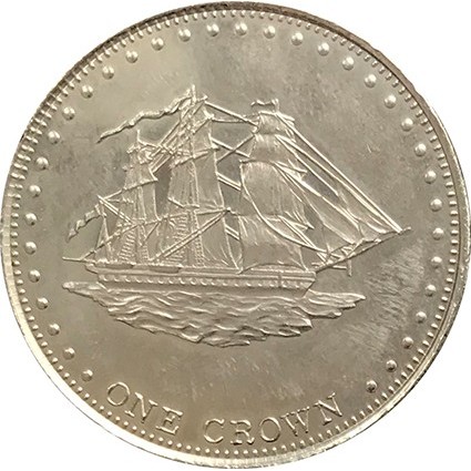 United Kingdom › Saint Helena, Ascension and Tristan da Cunha › Stoltenhoff Island 1 Crown 2008 - Elizabeth II Rare Coin #C-127