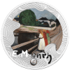 GIRLS ON THE BRIDGE EDVARD MUNCH 500 FRANCS (SILVER 17.50 G ) CAMEROON 2024 RARE COIN PROOF SET - Image 2